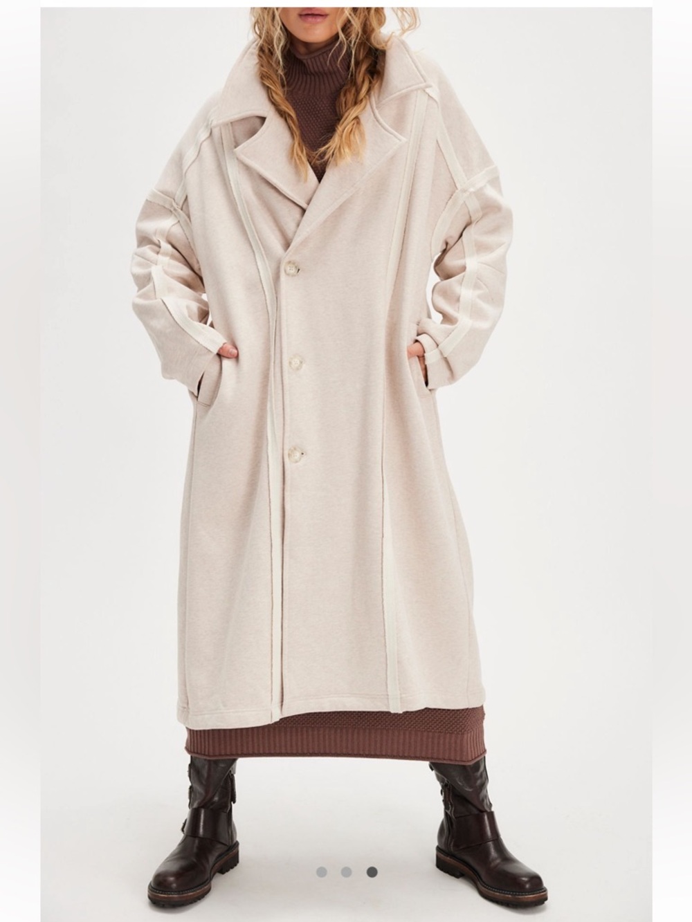 Free People Suki Cardi Trench Coat

#100%cotton